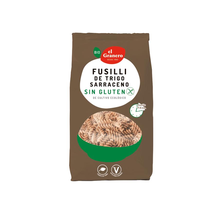 Spirales de sarrasin sans gluten El Granero, 500 g