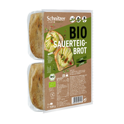 Pain de mie au chia et au quinoa sans gluten Bio Schnitzer 500 g