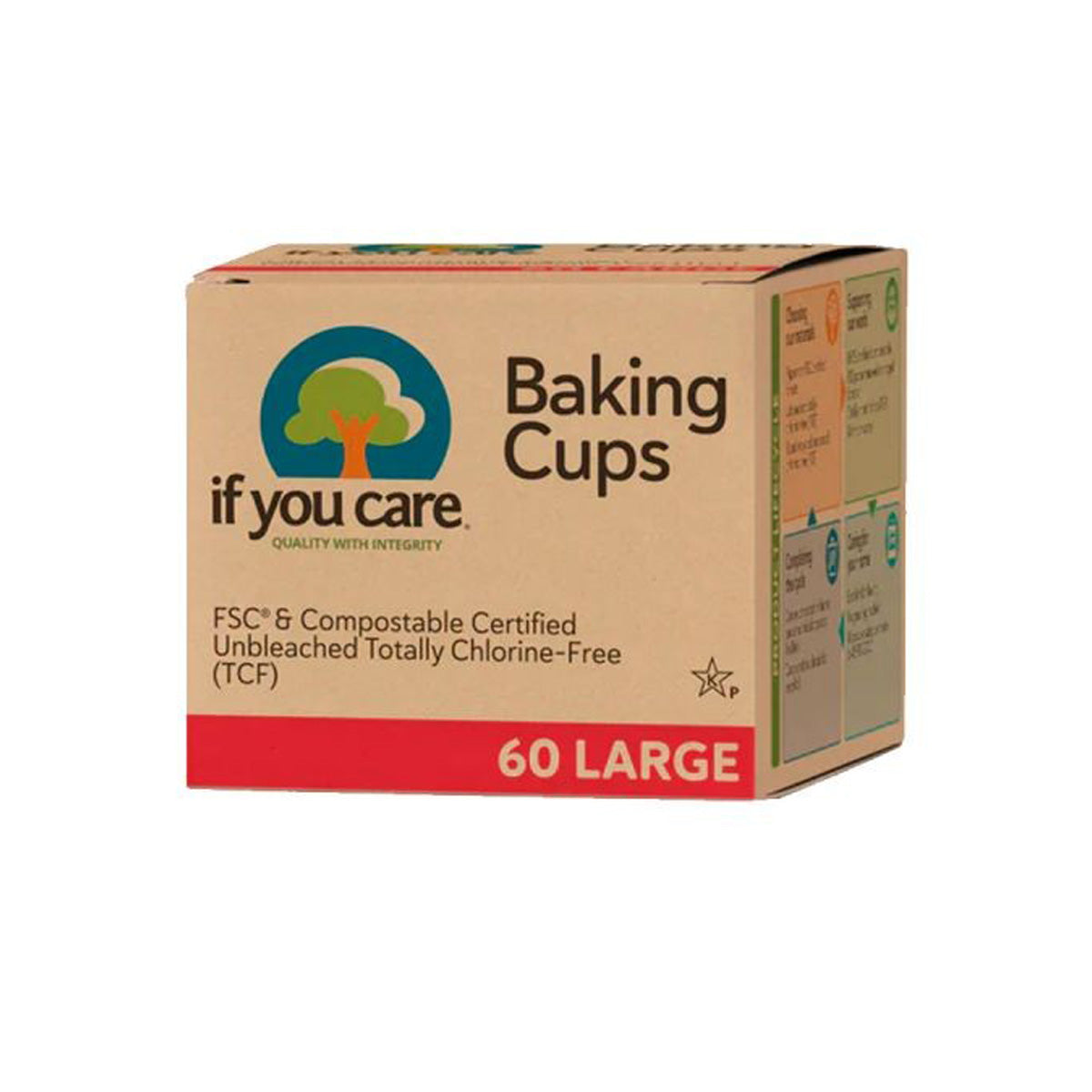 Medium paper cupcake cases If you care 60 pcs