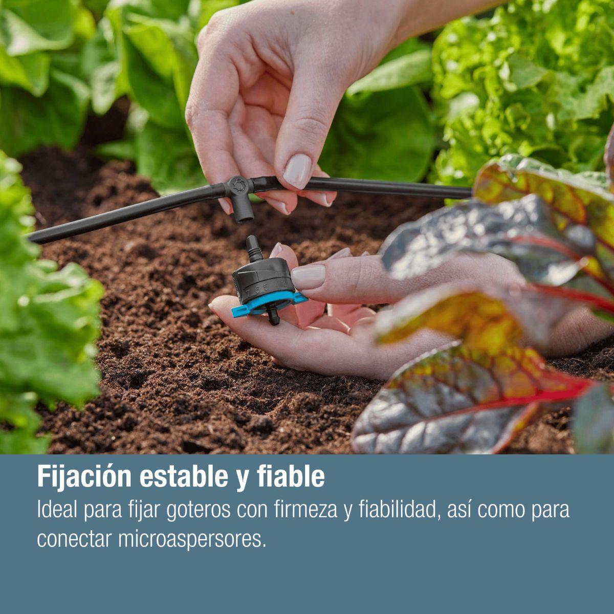 T-verbinding voor sproeikoppen / druppelkoppen eindlijn 4,6 mm (3/16") x5 Microdripsystem Gardena