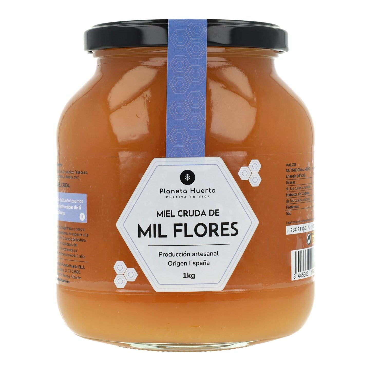 Pack 6x Miel Cruda de Mil Flores Planeta Huerto 1 Kg