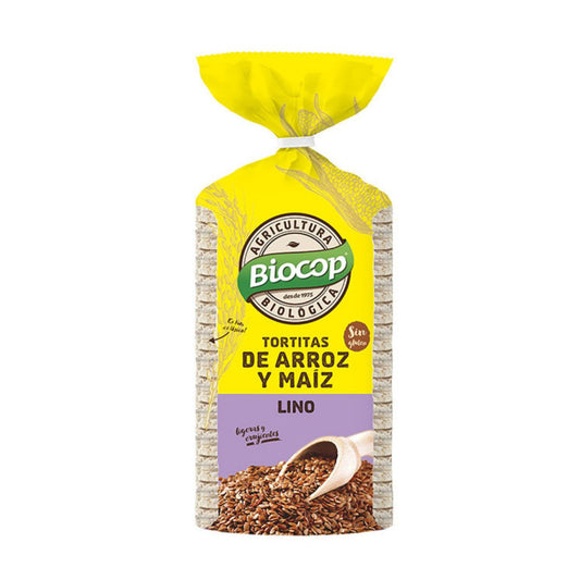 Placki ryżowo-kukurydziane z siemieniem lnianym Biocop 200 g
