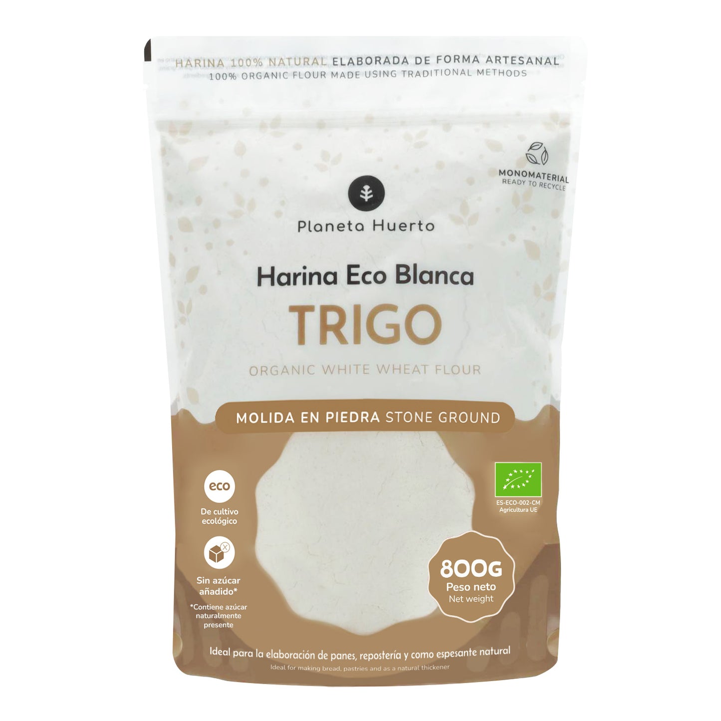 Farine de blé blanc Eco Planeta Huerto 800 g
