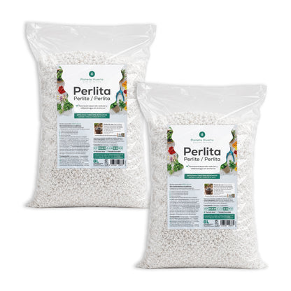 Pack 2xPerlite Planeta Huerto 8 Litres
