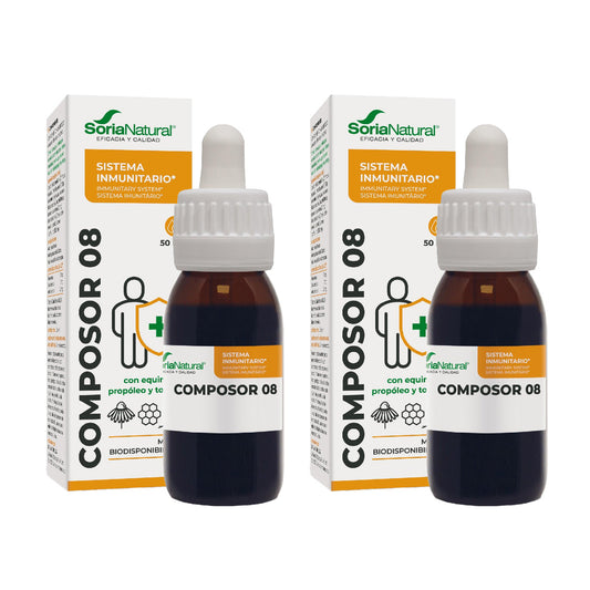 2er-Pack Composor 8 Echina Siglo XXI Soria Natural, 50 ml
