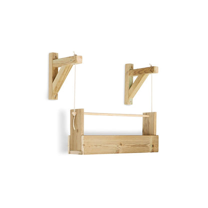 Vertikal planteringslåda Big Woody 1 Hortalia-bricka