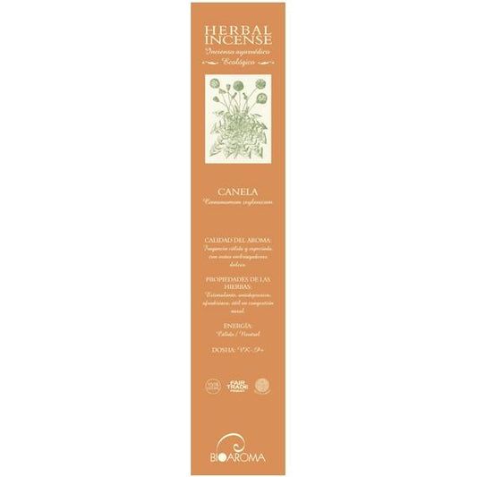 Encens écologique Cannelle Bioaroma, 12 bâtonnets