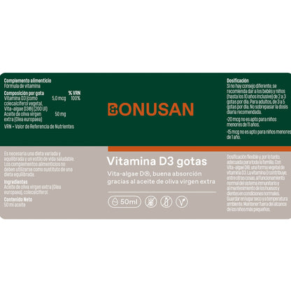 Vitamin D3 drops Bonusan 50 ml