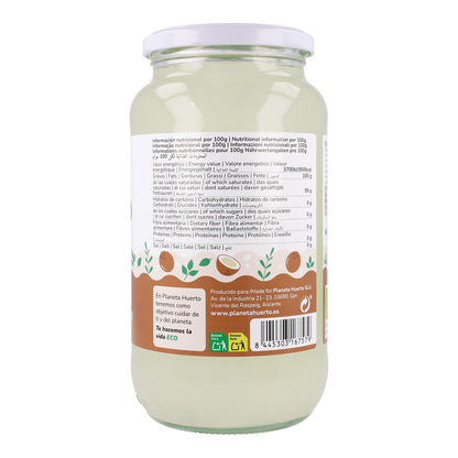Jungfru kokosnötsolja ECO Planeta Huerto 1L