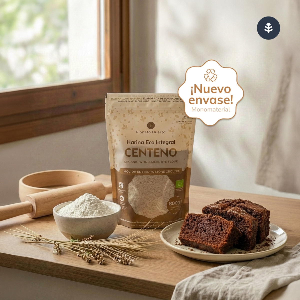 Roggenvollkornmehl Eco Planeta Huerto 800 g