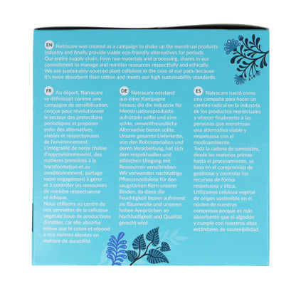 Långa bindor med vingar Natracare 10 st