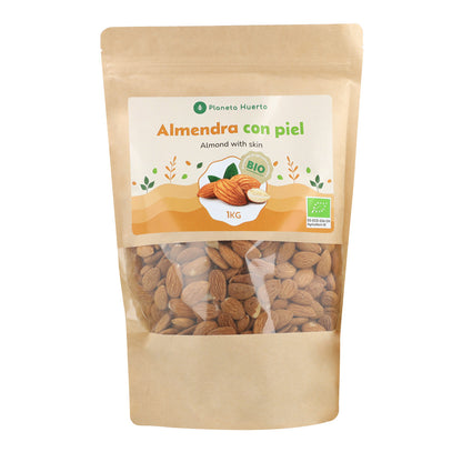 Amandes naturelles avec peau ECO Planeta Huerto 1 kg