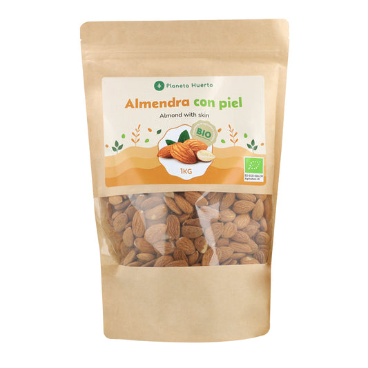 Amandes naturelles avec peau ECO Planeta Huerto 1 kg