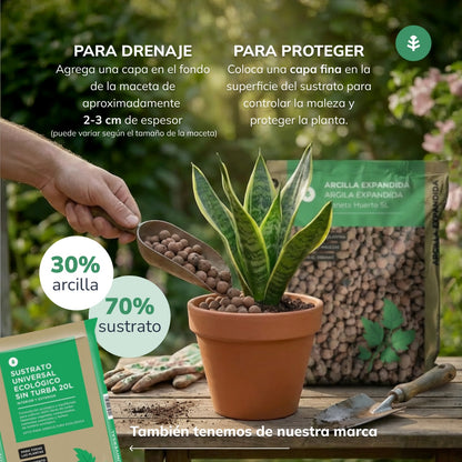 Expanded clay Planeta Huerto 5 Litres