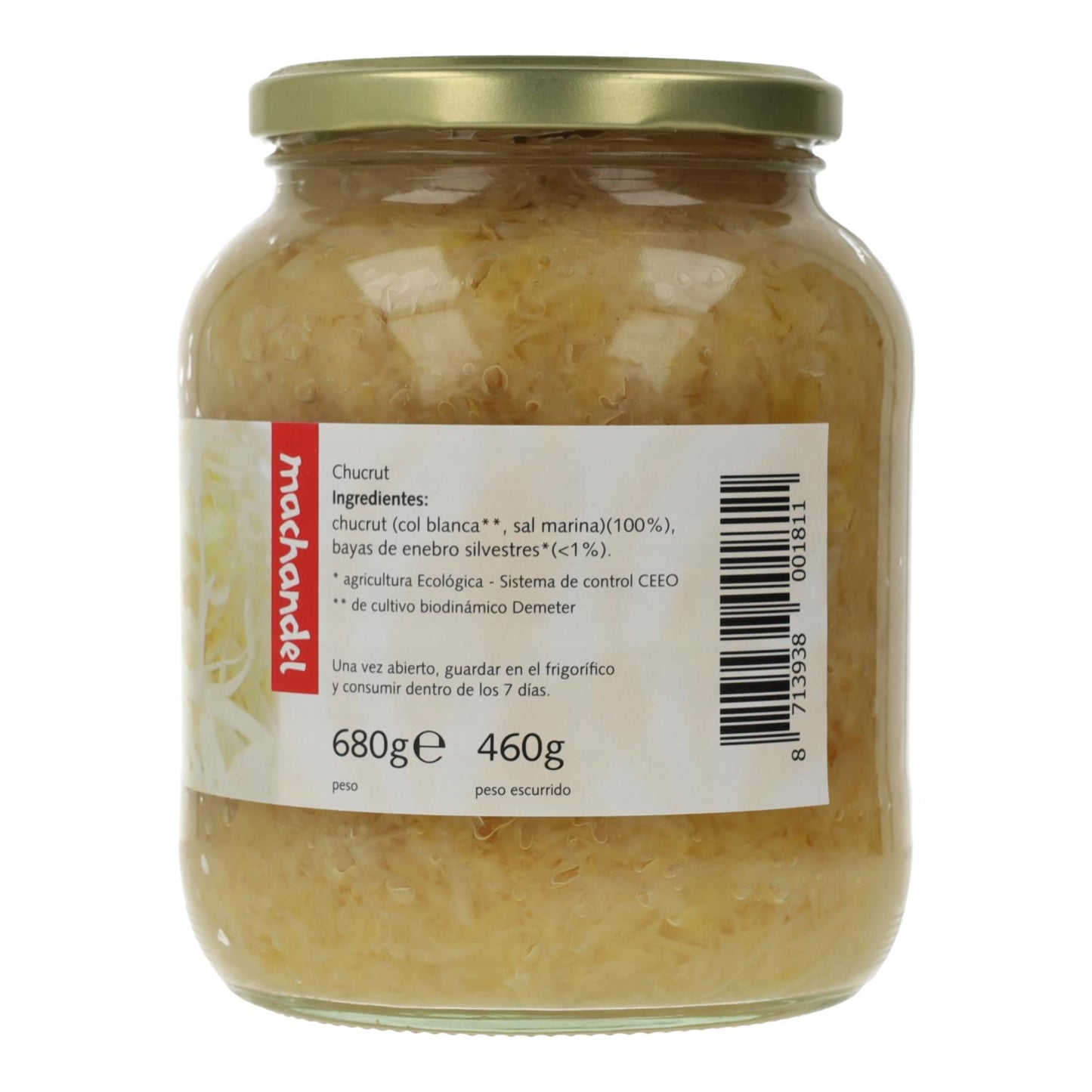 Bio-Sauerkraut Demeter Machandel 680 g
