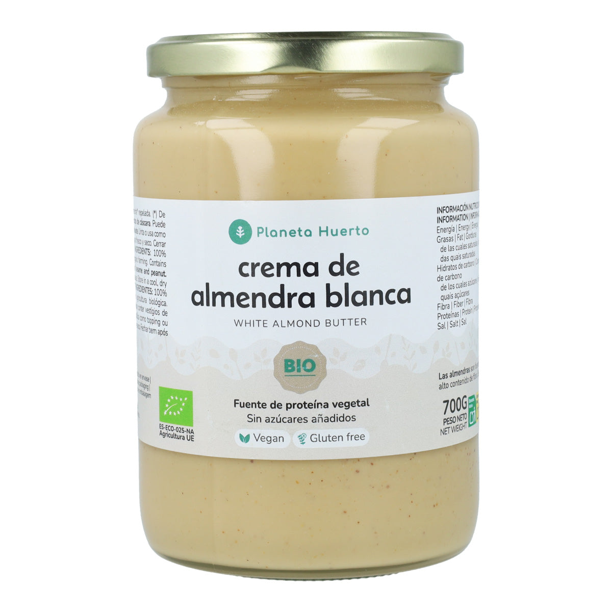 Witte amandelcrème ECO Planeta Huerto