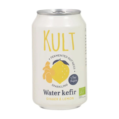KULT Ginger Lemon Kefir Water 330 ml