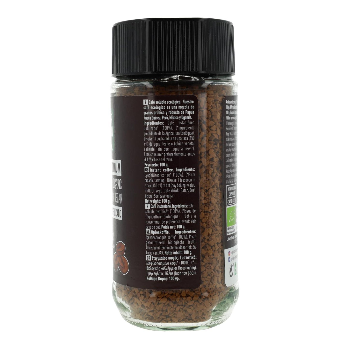 Café soluble biologique Naturgreen 100 g