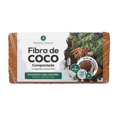 Substraat Coco Fibre Planeta Huerto 9 liter
