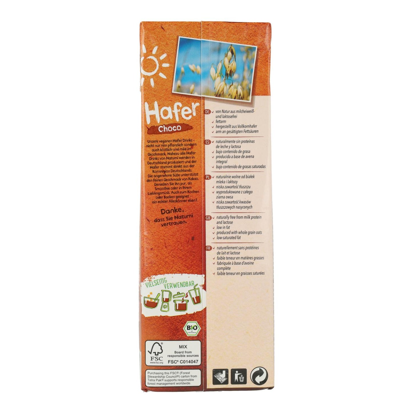 Napój owsiany Choco BIO Natumi 1 l