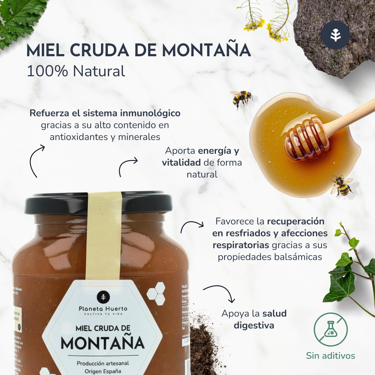 Planeta Huerto Rauwe berghoning 1 kg