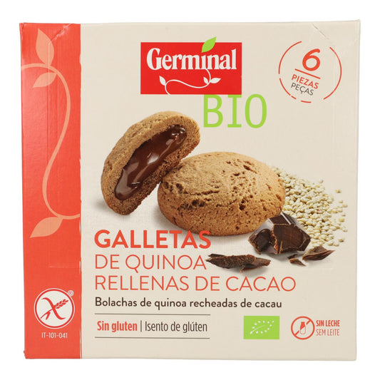 Biscuits au quinoa fourrés à la crème de cacao Germinal 200 g