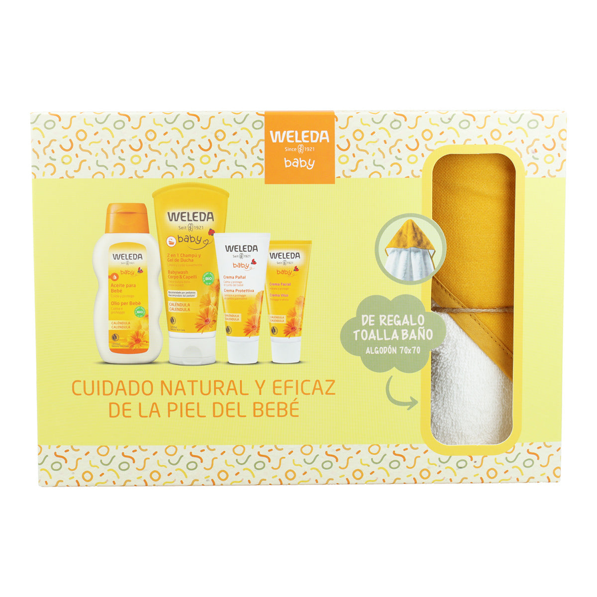 Coffret cadeau Bienvenue bébé Weleda