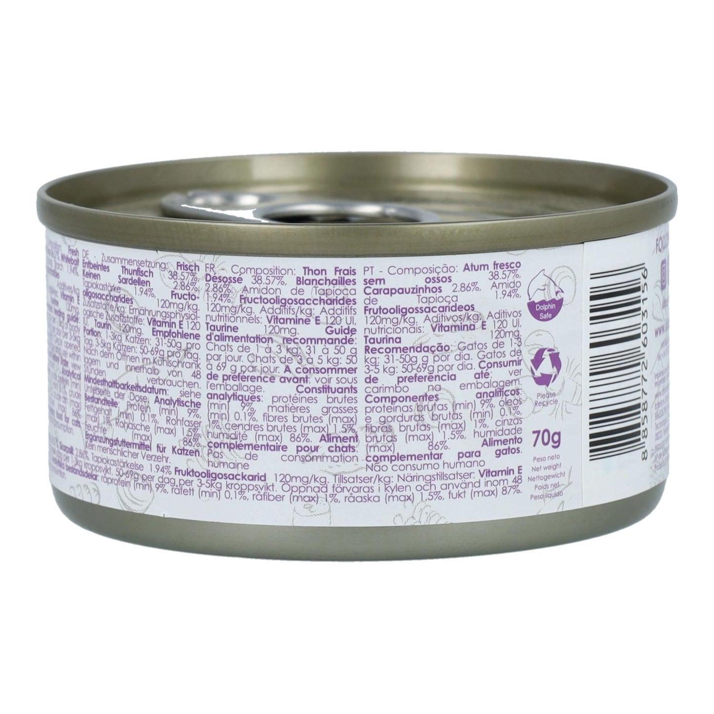 Kit Cat Lata Gravy - Atún & Boquerón 70 g Comida húmeda para gatos en salsa