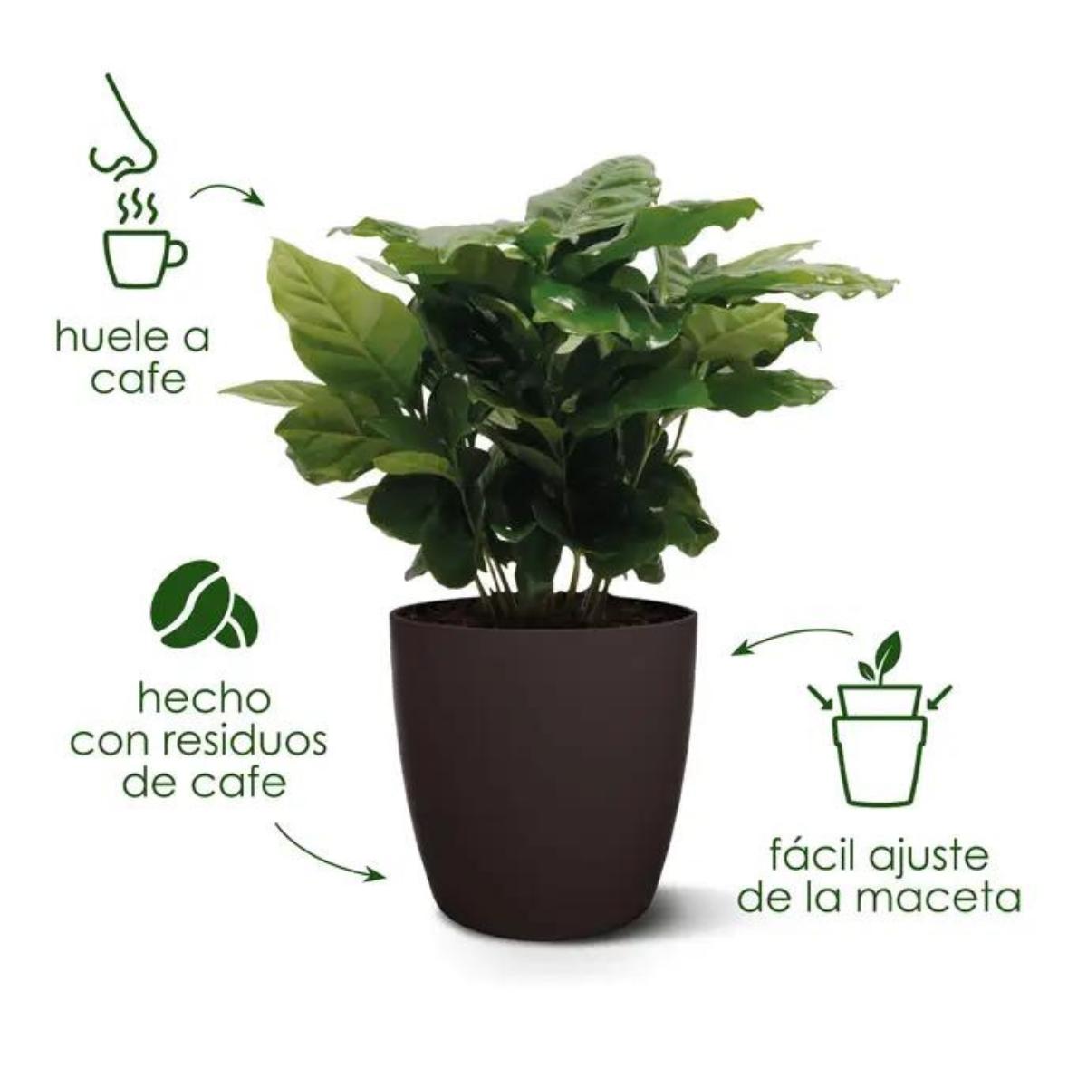 Recycelter Blumentopf Coffee Collection Round Elho 22 cm