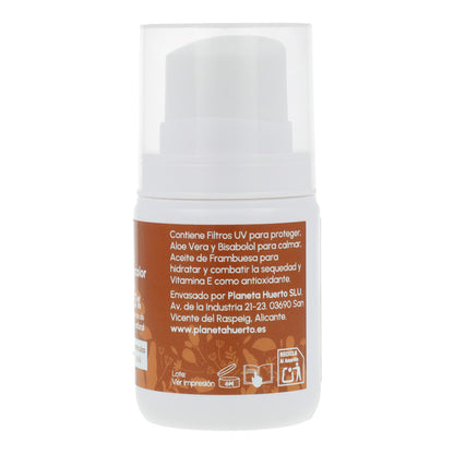 Crema de Protección Solar Facial con Color 100% mineral SPF30 Planeta Huerto 50 ml