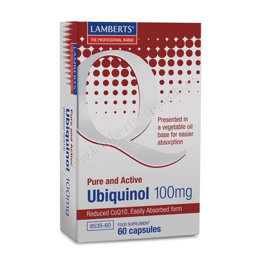Ubiquinolo puro e attivo Lamberts 100 mg