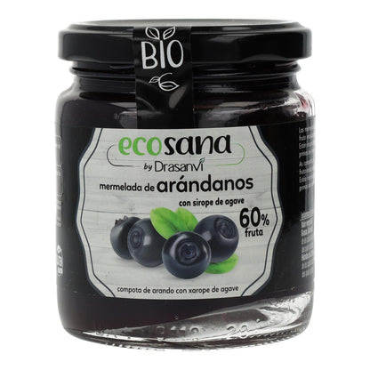 Ecosana Organic Sugar-Free Extra Blueberry Jam 260 g