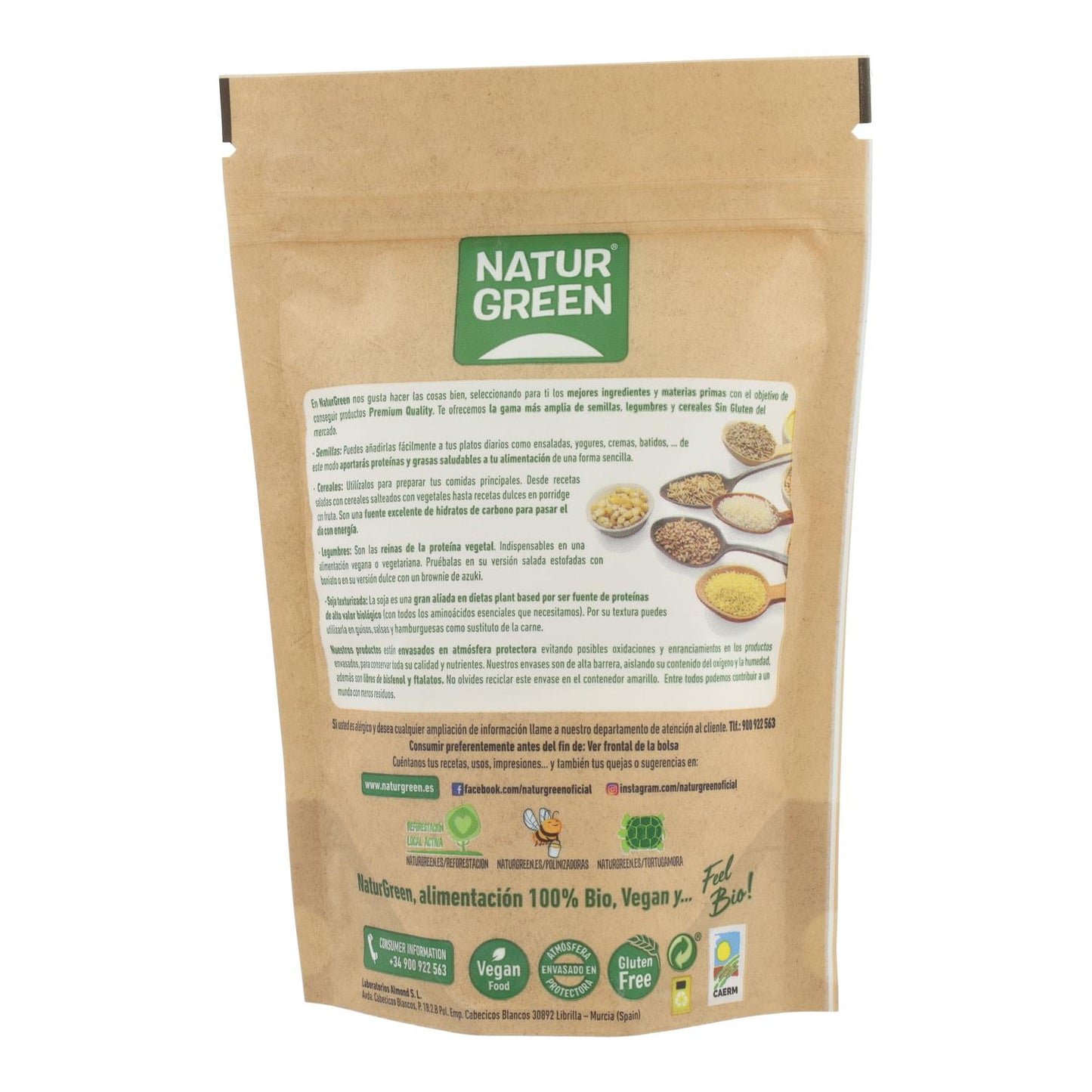 Agar Agar biologico in polvere NaturGreen 100 g