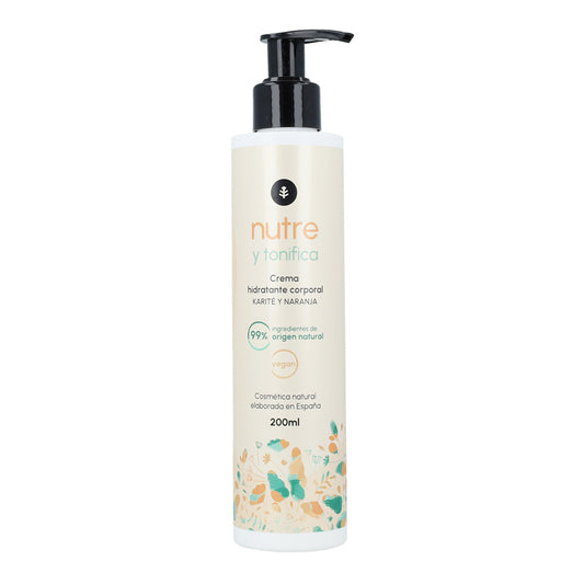 Crema idratante corpo al burro di karité e arancia Planeta Huerto 200 ml