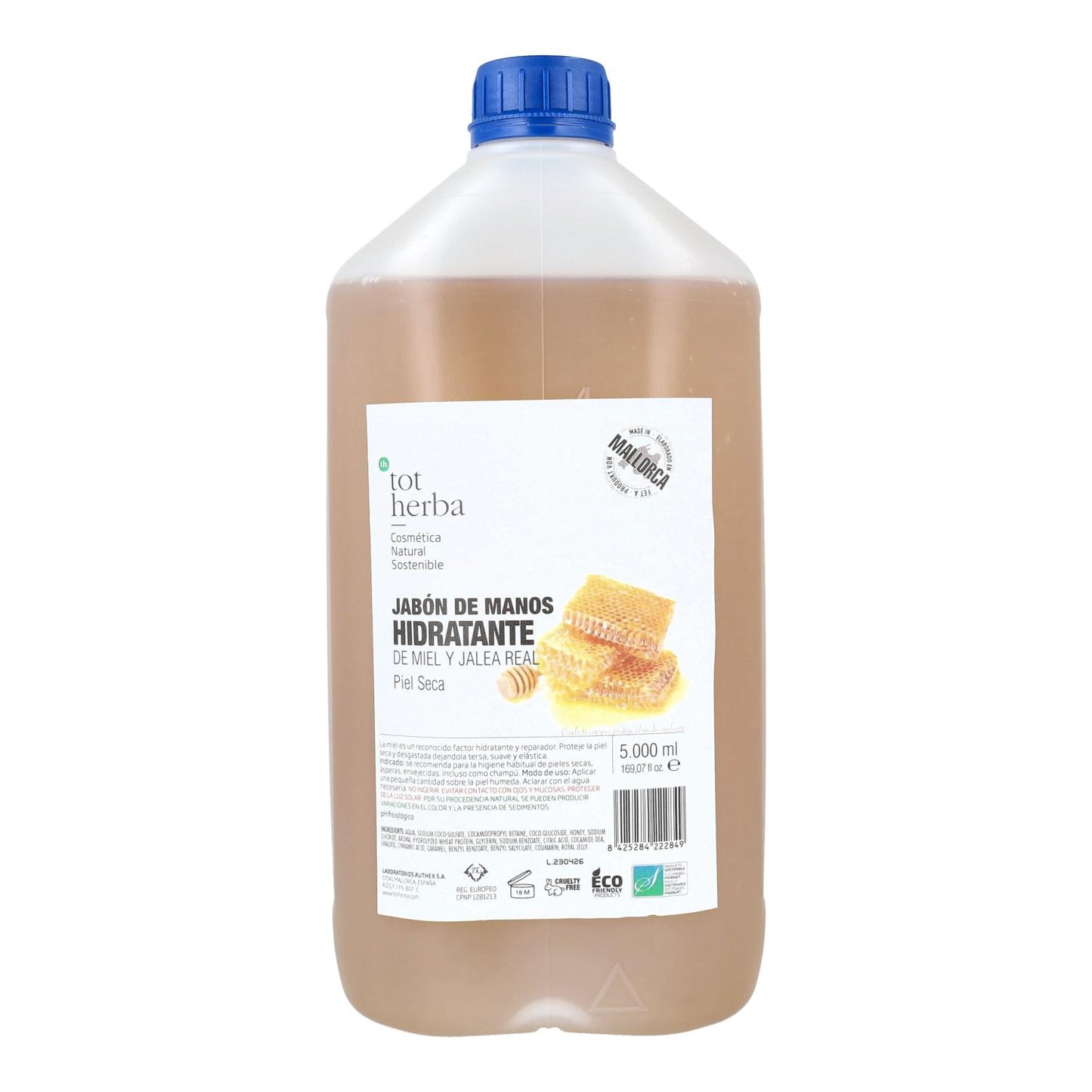 Tot Herba Honey and Royal Jelly Hand Soap 5 litres