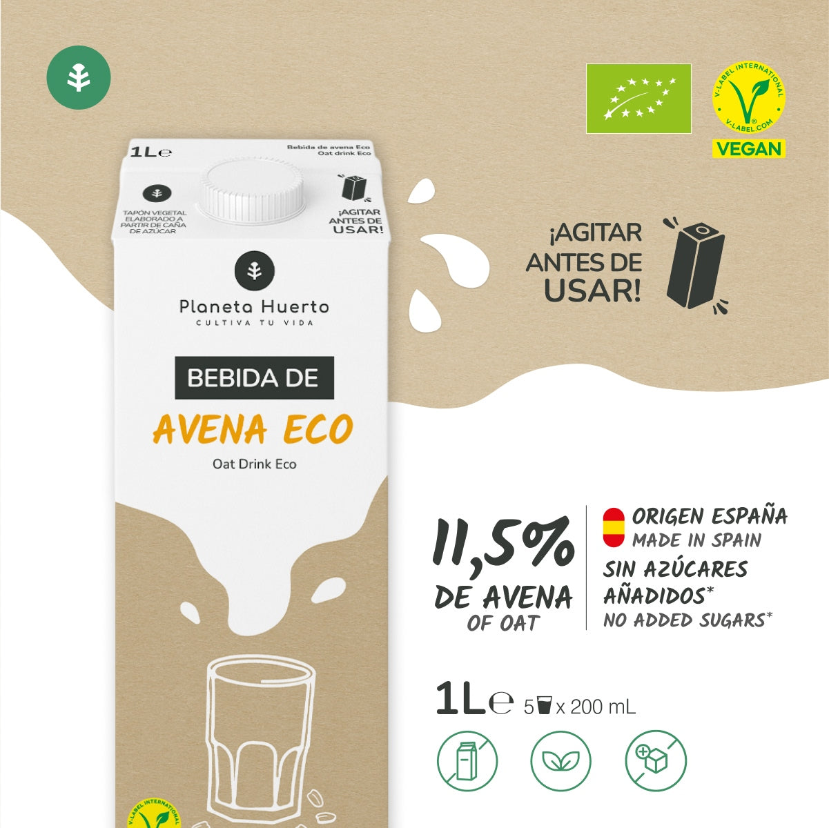 Haferdrink ECO Planet Garden Haferdrink 1L