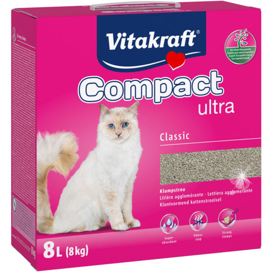 Vitakraft Compact Ultra Klontvormende kattenbakvulling 4 L