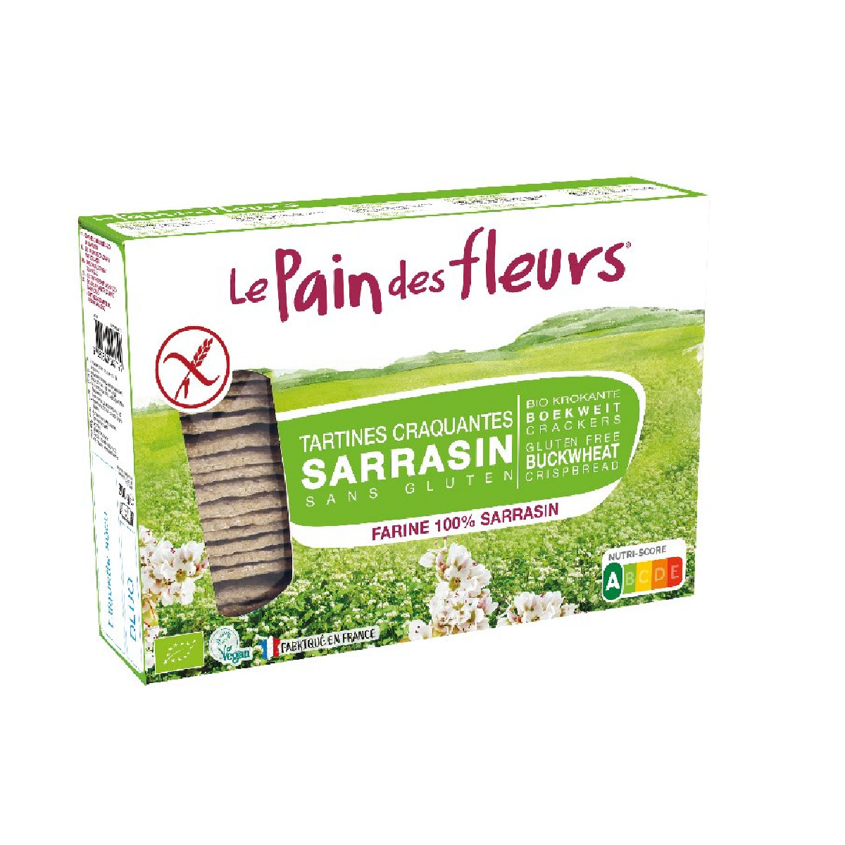 Le Pain de Fleurs gluten-free buckwheat crispbread 300 g