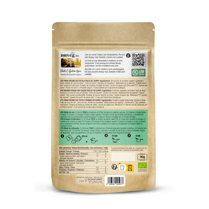 Nuveg organic veggie chicken curry 90 g