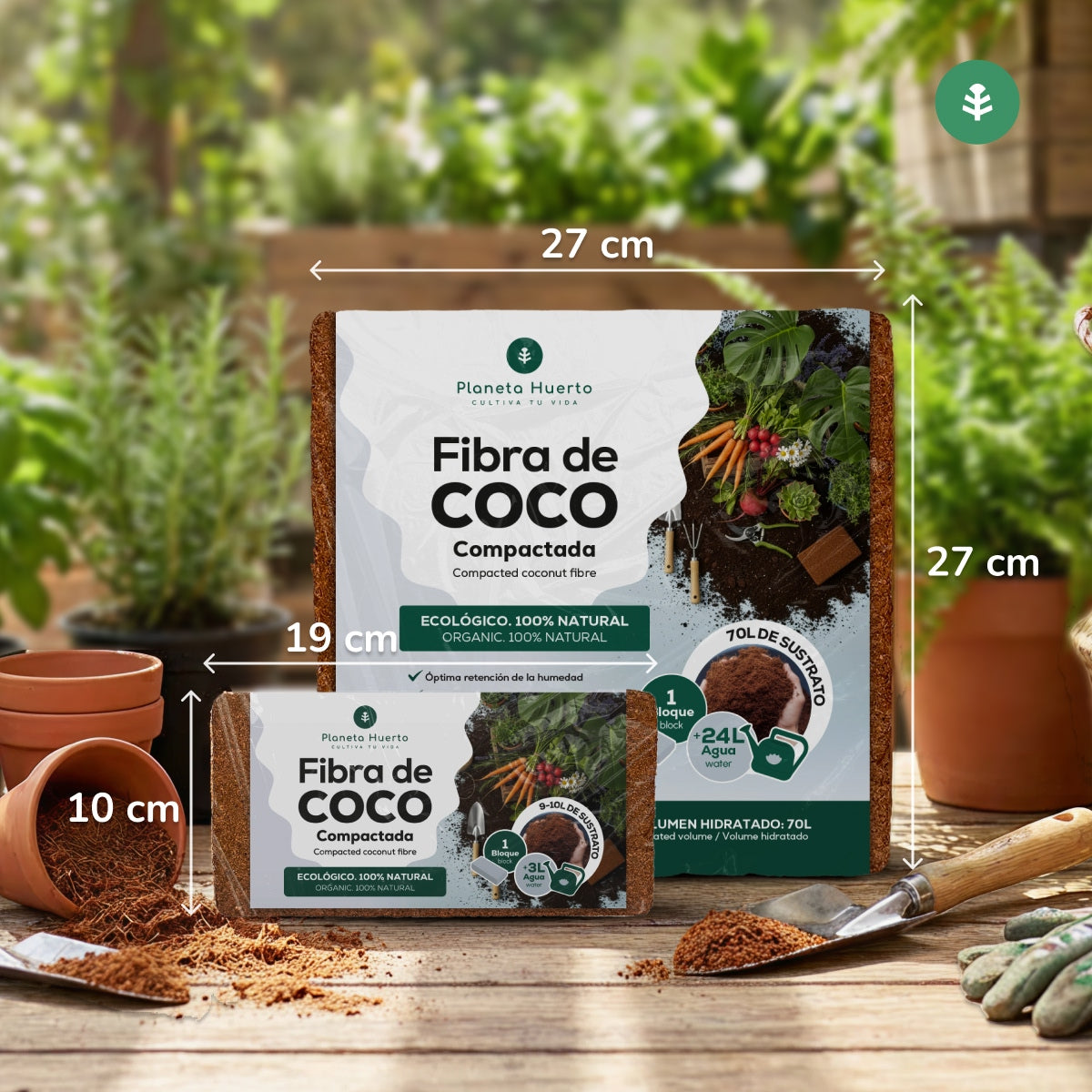 3xGarden Planet Coco Fibre Substrate Pack 9 Litres
