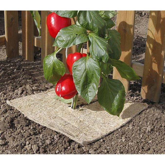 Naturalna ściółka przeciw chwastom Flaxhemp Nortene 0,5 x 3 m