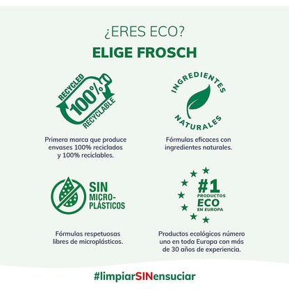 Zestaw 8 sztuk płynu do mycia naczyń Eco Frosch o zapachu cytrynowym 750 ml