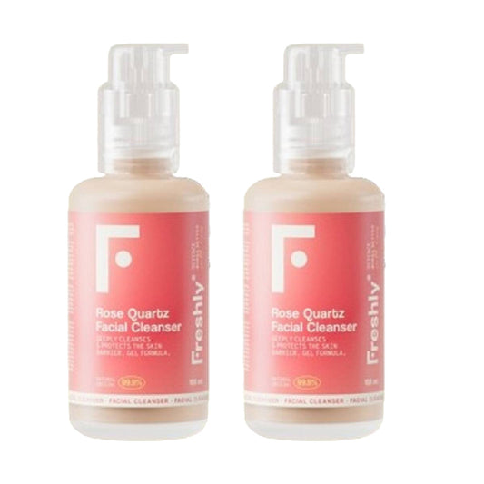 2er-Pack Gesichtsreiniger Rose Quartz Freshly 200 ml