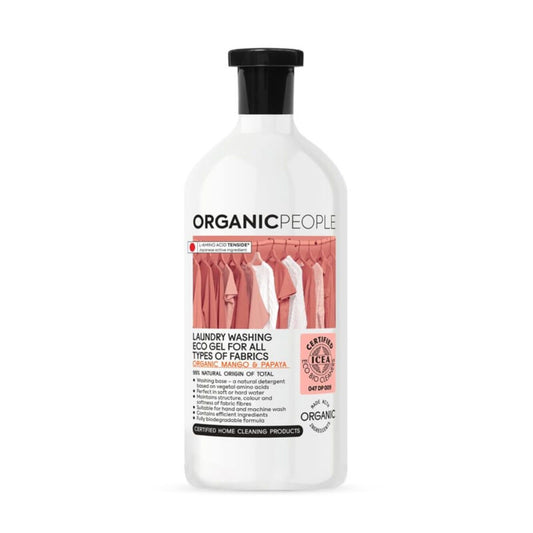Flüssigwaschmittel ECO Bio-Mango und Papaya, Organic People, 1000 ml