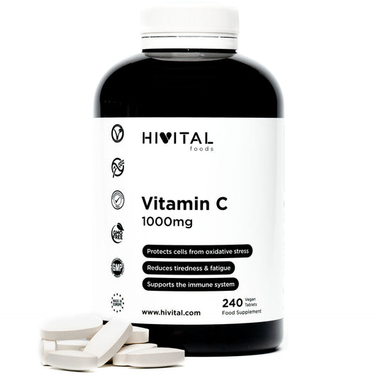 Vitamina C 1000 mg Hivital 240 compresse vegane