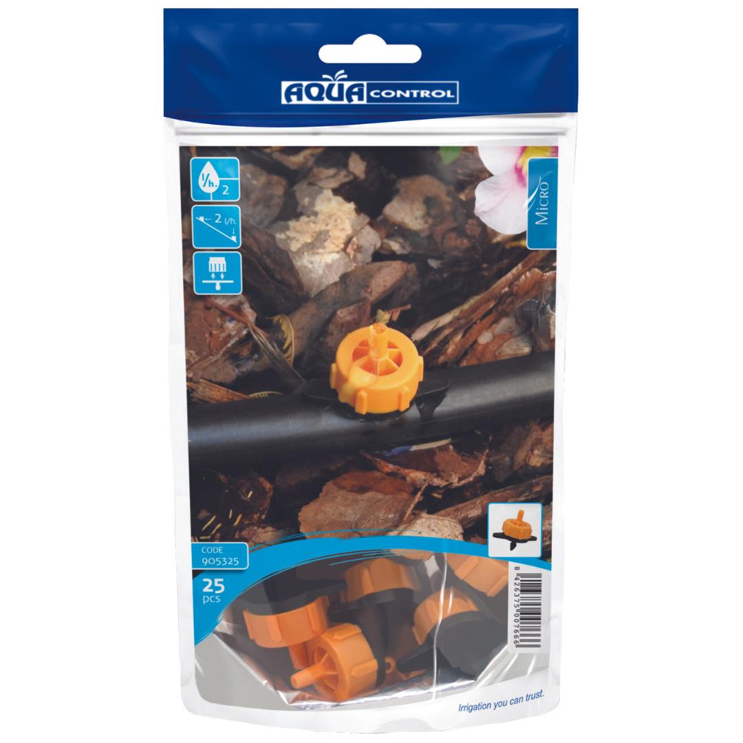 Kroplownik samowyrównujący 2 l/h Aqua Control 25 szt.