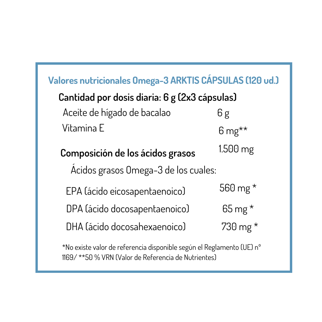 Oméga-3 ARKTIS NORSAN 120 gélules