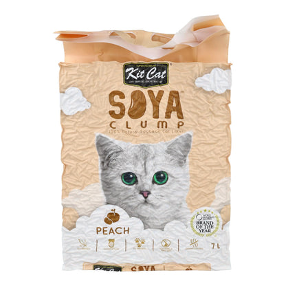 Zestaw Cat Arena Eco SoyaClump - Peach 7 l Żwirek dla kotów
