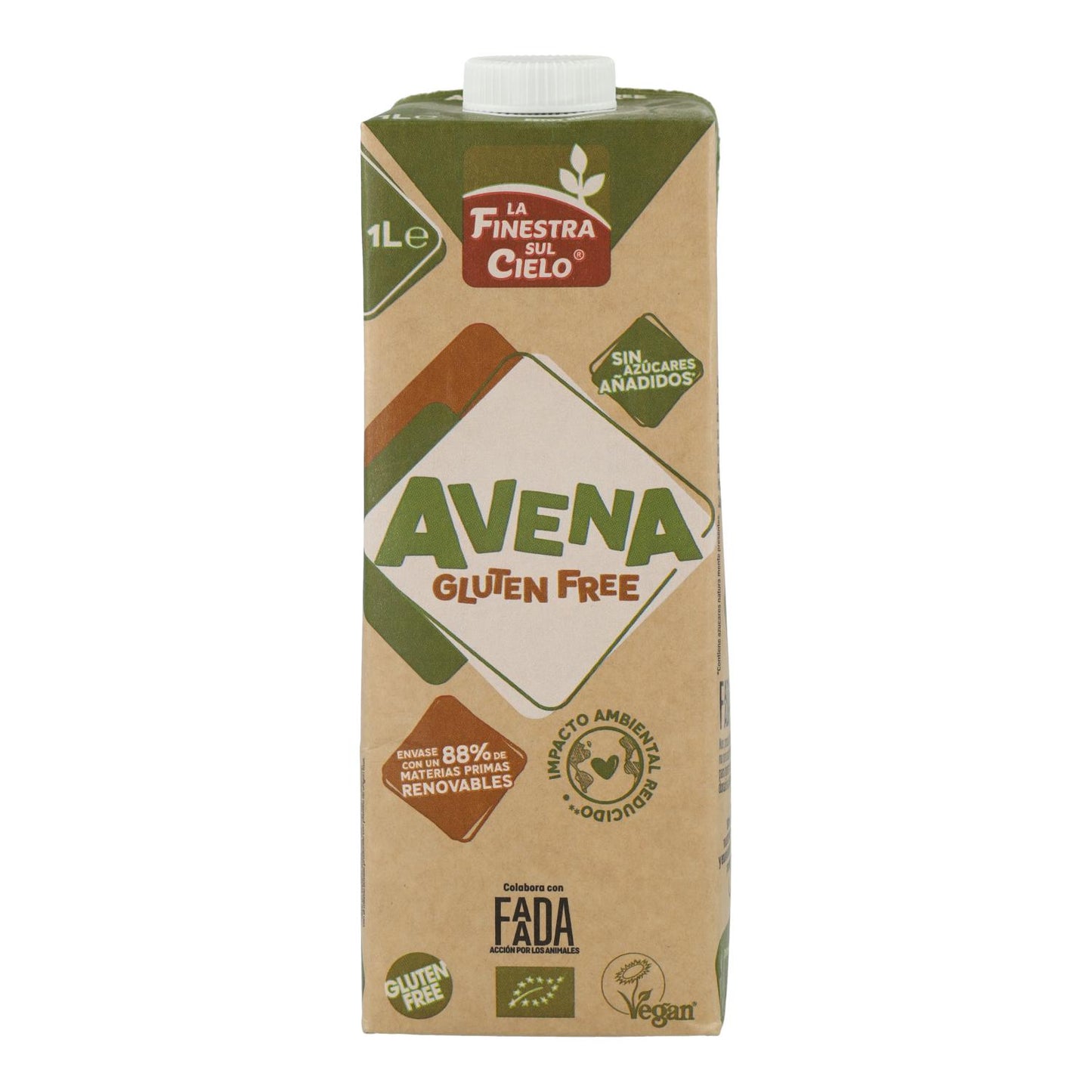 Glutenfreies Bio-Hafergetränk La Finestra Sul Cielo 1 l