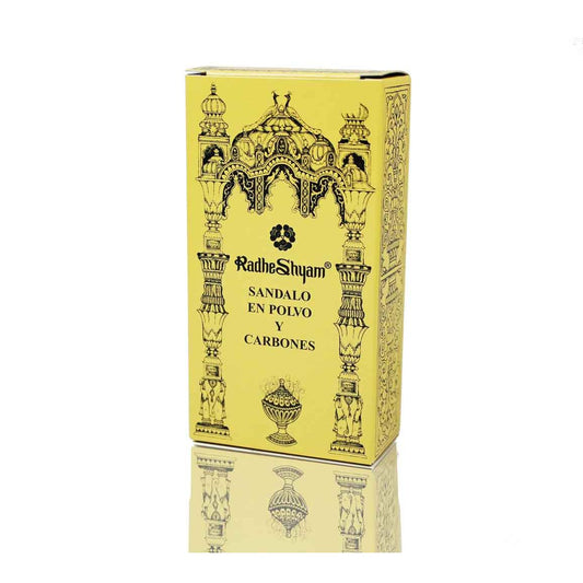 Kadzidło sandałowe w proszku i węgiel Radhe 100 g Radhe